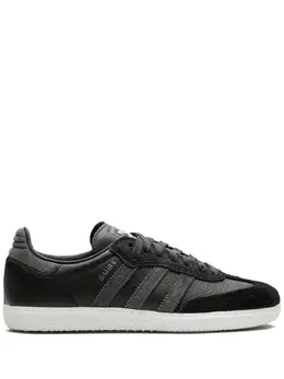 adidas: Чёрные кроссовки  Samba