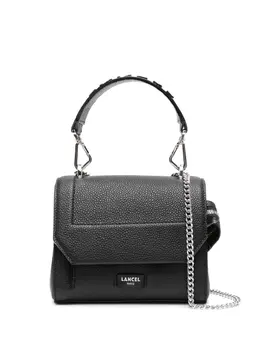 Lancel: Чёрная сумка-шоппер 