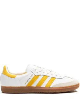 adidas: Белые кроссовки  Samba