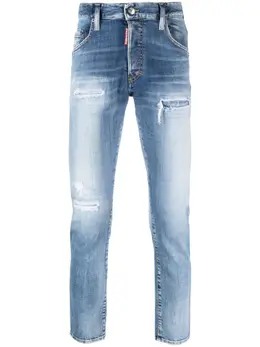 Dsquared2: Голубые джинсы 