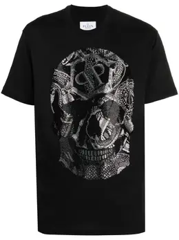 Philipp Plein: Чёрная футболка  Snake