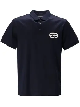 Emporio Armani: Поло на пуговицах 