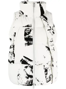 Y-3: Жилет с принтом 