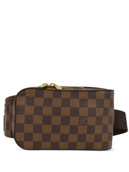 Louis Vuitton Pre-Owned: Коричневая поясная сумка 