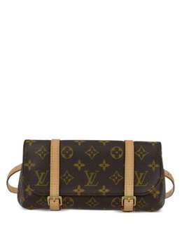 Louis Vuitton Pre-Owned: Коричневая поясная сумка 