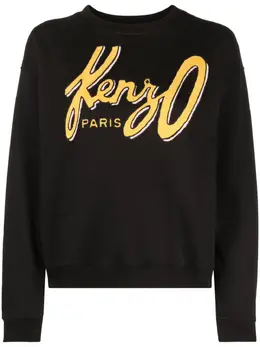 Kenzo: Чёрный свитшот 