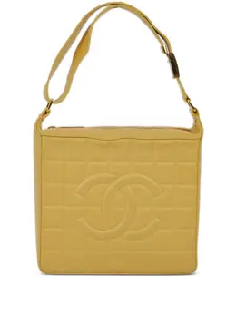CHANEL Pre-Owned: Бежевая сумка-шоппер 