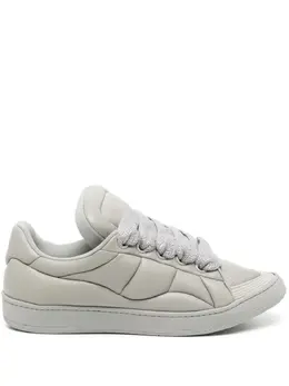 Lanvin: Светлые кроссовки  Curb