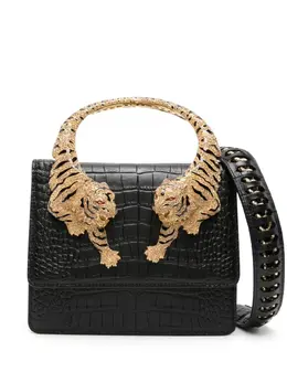 Roberto Cavalli: Чёрная сумка-шоппер 