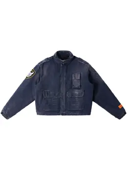 Heron Preston: Синяя куртка  Eagle