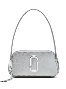 Marc Jacobs: Серебристая сумка  The Metallic