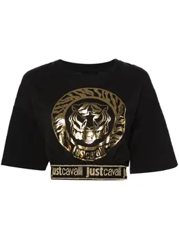 Just Cavalli: Топ с принтом 