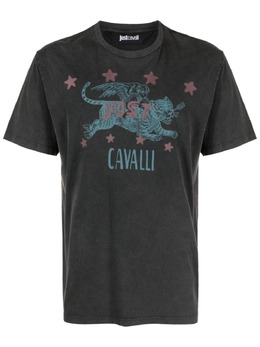 Just Cavalli: Футболка с тигровым принтом 