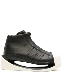 Y-3: Чёрные кроссовки 