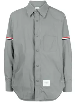 Thom Browne: Хлопковая рубашка  RWB