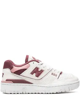 New Balance: Белые кроссовки  550