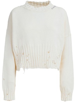 Marni: Рваный свитер 