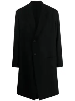 Yohji Yamamoto: Однобортное пальто 
