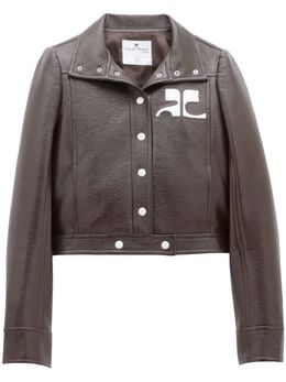 Courrèges: Коричневая куртка 