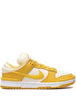 Nike: Жёлтые кроссовки  Dunk Low