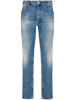 Balmain: Прямые джинсы 