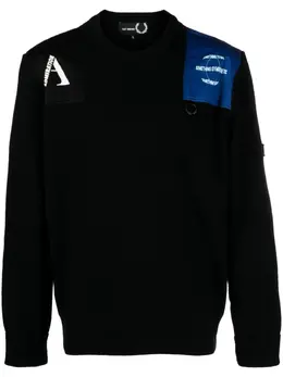 Raf Simons X Fred Perry: Свитер из шерсти 