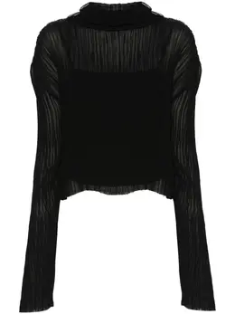 MM6 Maison Margiela: Чёрный топ 