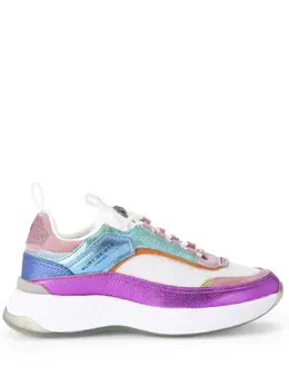Kurt Geiger London: Белые кроссовки 