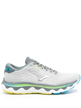 Mizuno: Серебристые кроссовки 
