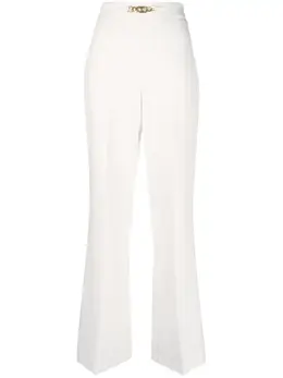 TWINSET: Расклешённые брюки  Oval T