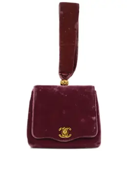 CHANEL Pre-Owned: Розовый клатч 
