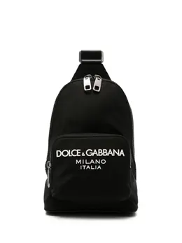 Dolce & Gabbana: Чёрный рюкзак 