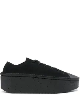 Y-3: Чёрные кроссовки 