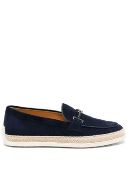 Tod's: Синие мокасины 