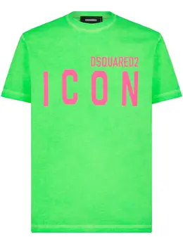 Dsquared2: Футболка  Icon с принтом