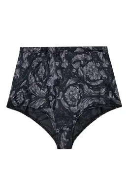 Versace: Чёрные трусы  Baroque