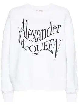 Alexander McQueen: Свитшот с принтом 