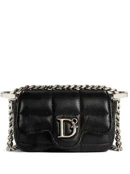 Dsquared2: Чёрная сумка через плечо  D2
