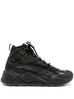 PUMA: Чёрные кроссовки  RS-X