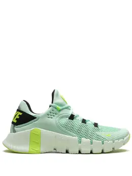 Nike: Зелёные кроссовки 