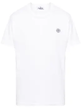 Stone Island: Хлопковая футболка  Compass