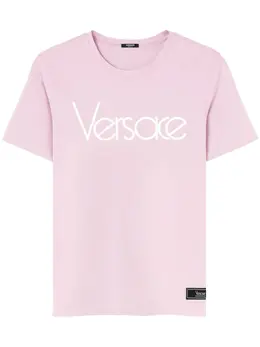 Versace: Футболка с принтом 
