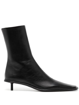 Jil Sander: Чёрные ботинки 