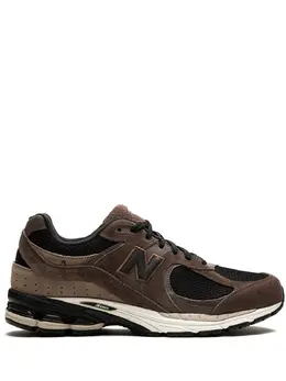 New Balance: Коричневые кроссовки  2002R