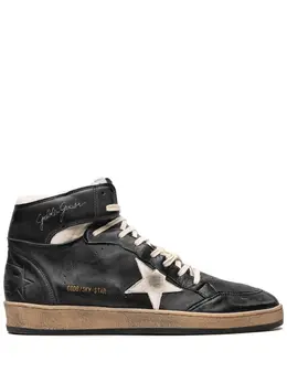 Golden Goose: Чёрные кроссовки  Sky Star