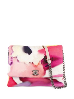CHANEL Pre-Owned: Сумка с растительным принтом 
