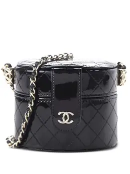 CHANEL Pre-Owned: Чёрная сумка через плечо 
