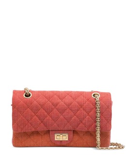 CHANEL Pre-Owned: Оранжевая сумка 