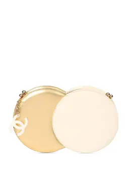 CHANEL Pre-Owned: Белый клатч 
