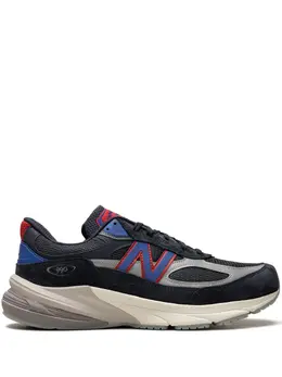 New Balance: Синие кроссовки 